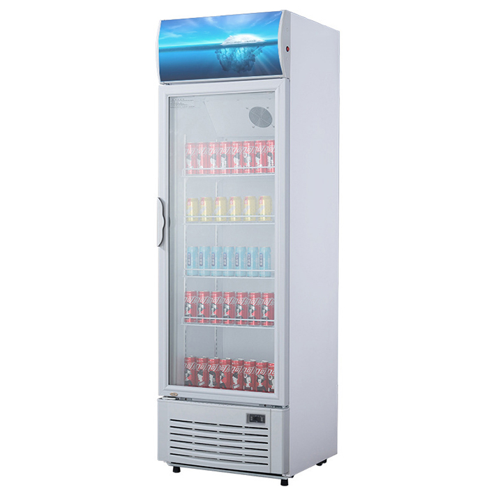 small glass door refrigerator and transparent door refrigerator